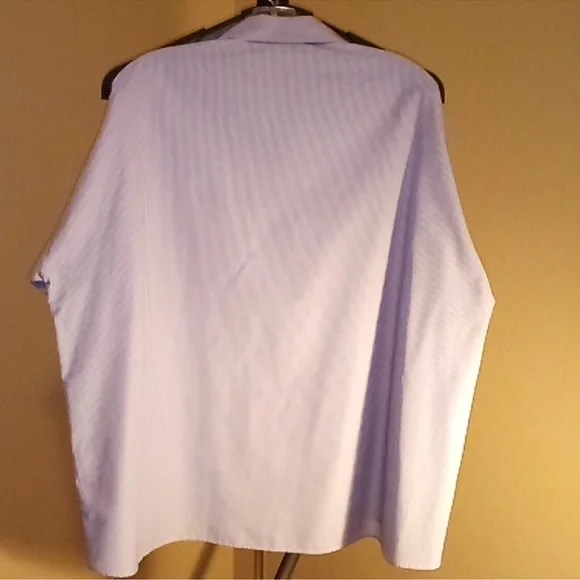 Zara Striped Button Up Shirt with Red Ribbon Accents - Picture 8 of 11